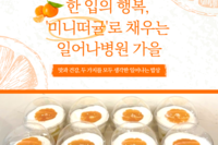 한 입의 행복, '미니떠귤' 디저트로 채우는 일어나병원 가을